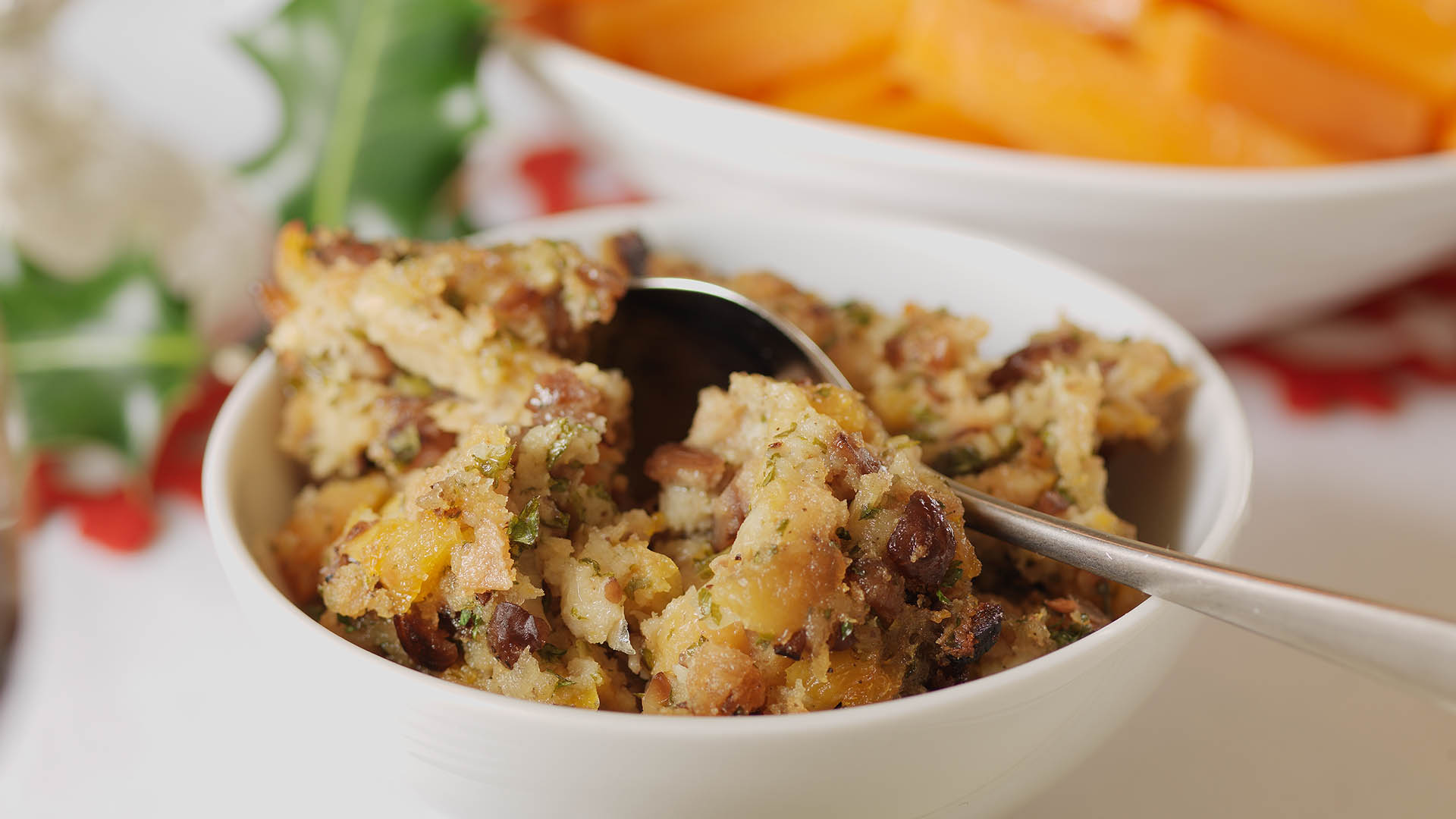Gluten Free Christmas Apricot & Chestnut Stuffing - Gluten Free Recipes