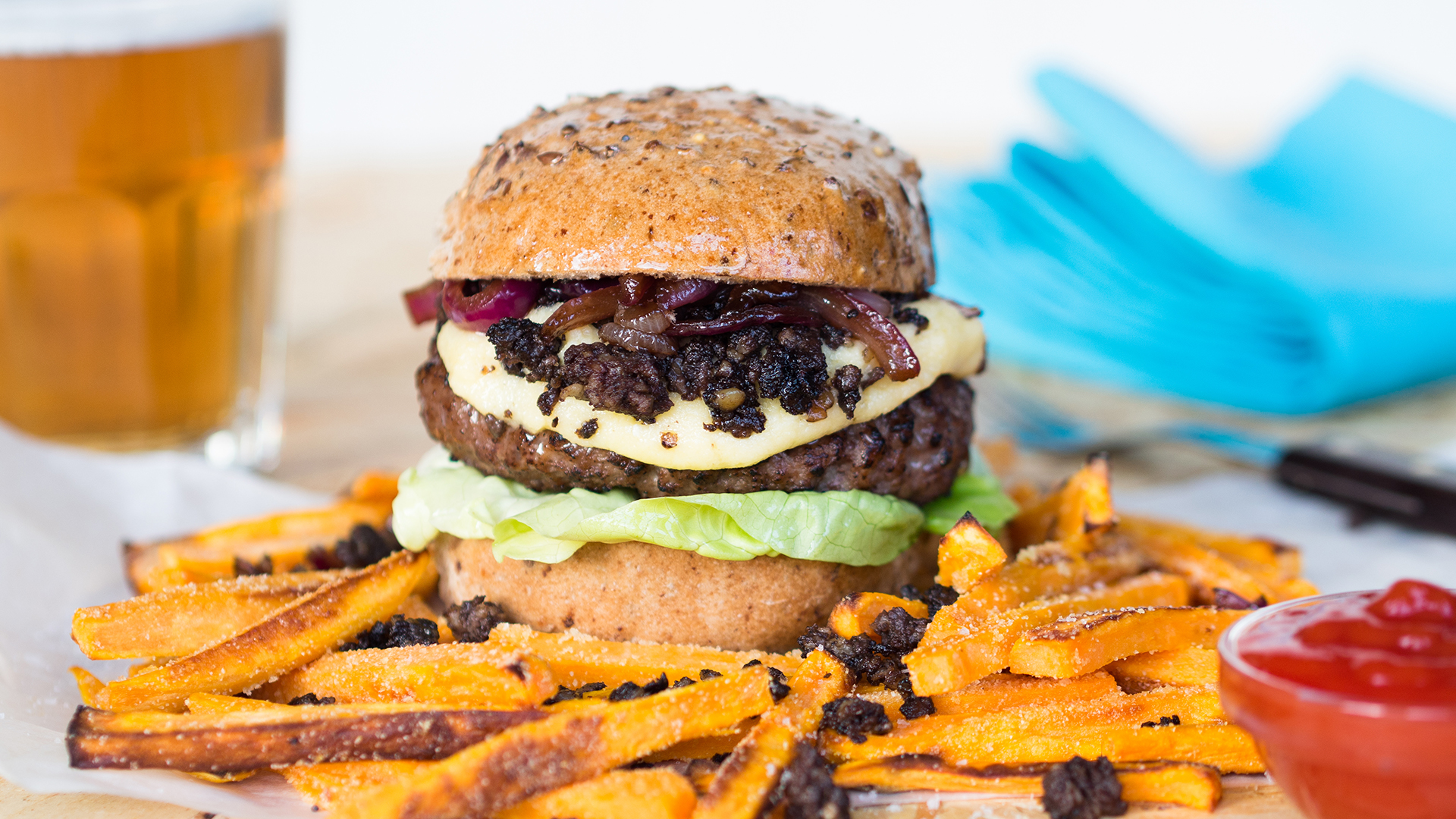 Gluten Free Grilled Steak and Haggis Burgers Gluten Free Recipes