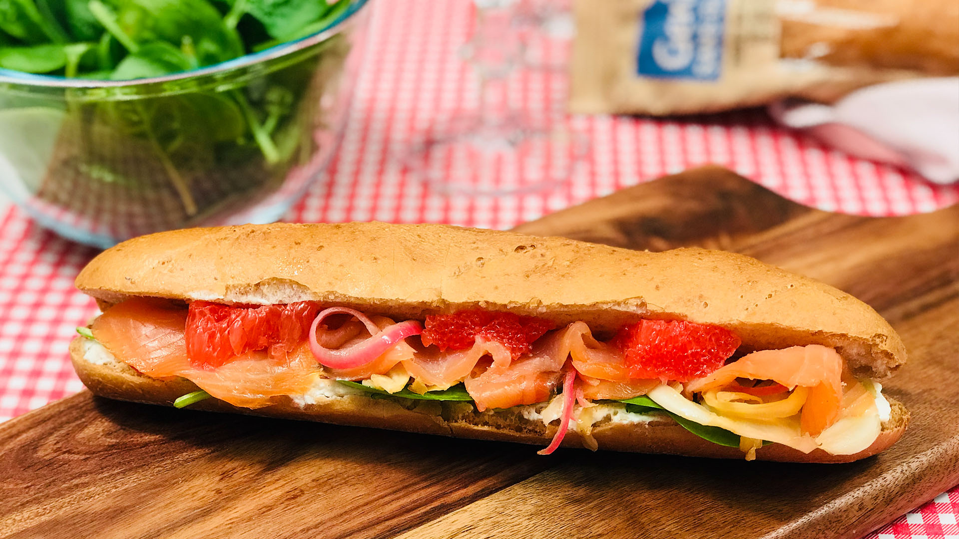 Sandwich Saumon Ricotta et Pamplemousse | Recettes | Genius Gluten Free